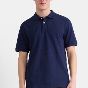 GEORGE Mens Polo Shirt Size 2X 50-52 Short Sleeves 98% Cotton 2% Spandex New